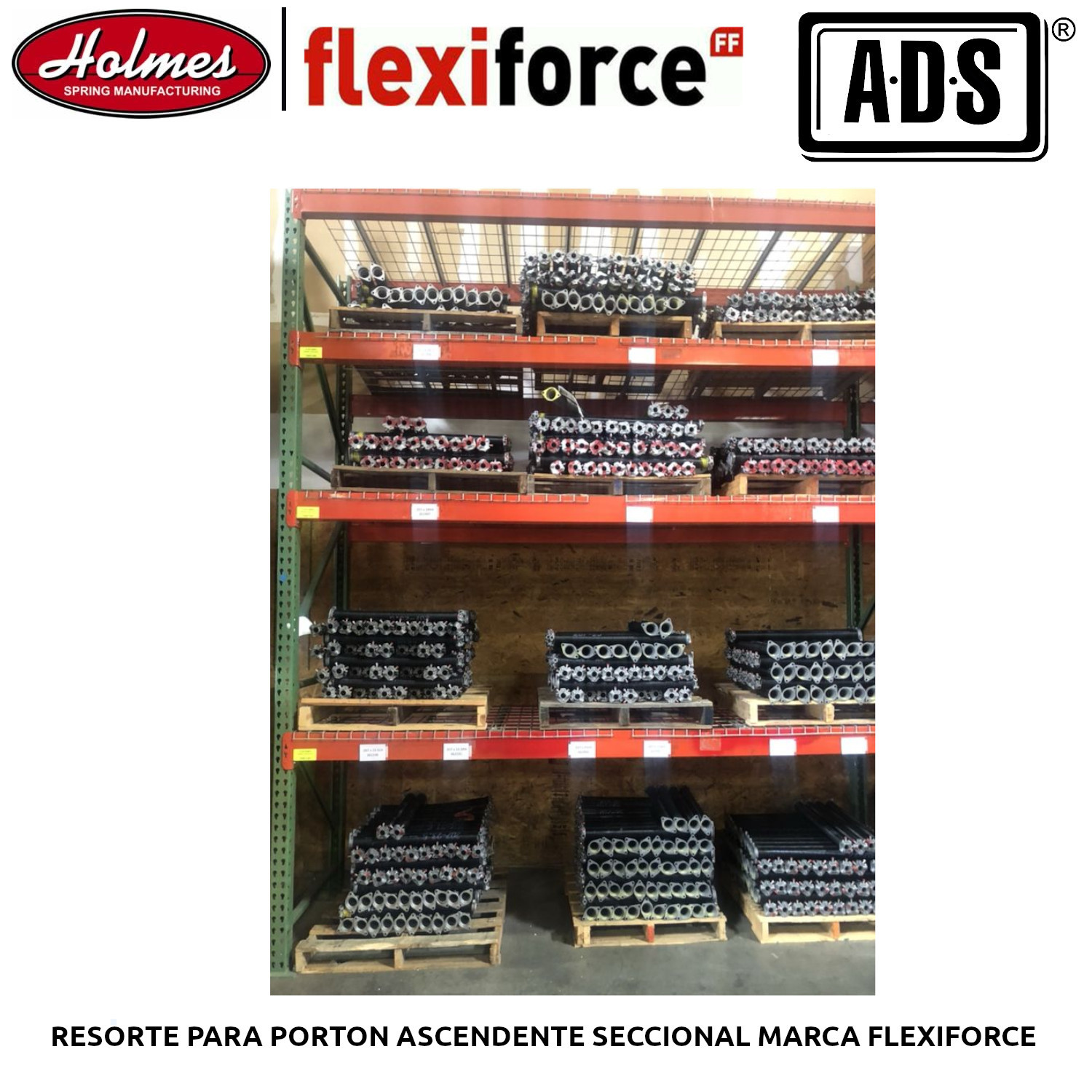 RESORTE PARA PORTON ASCENDENTE SECCIONAL MARCA HOLMES